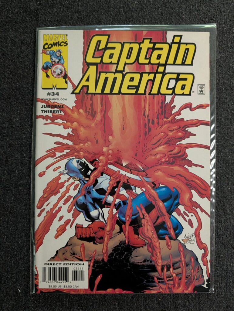 Captain America #34 front cover