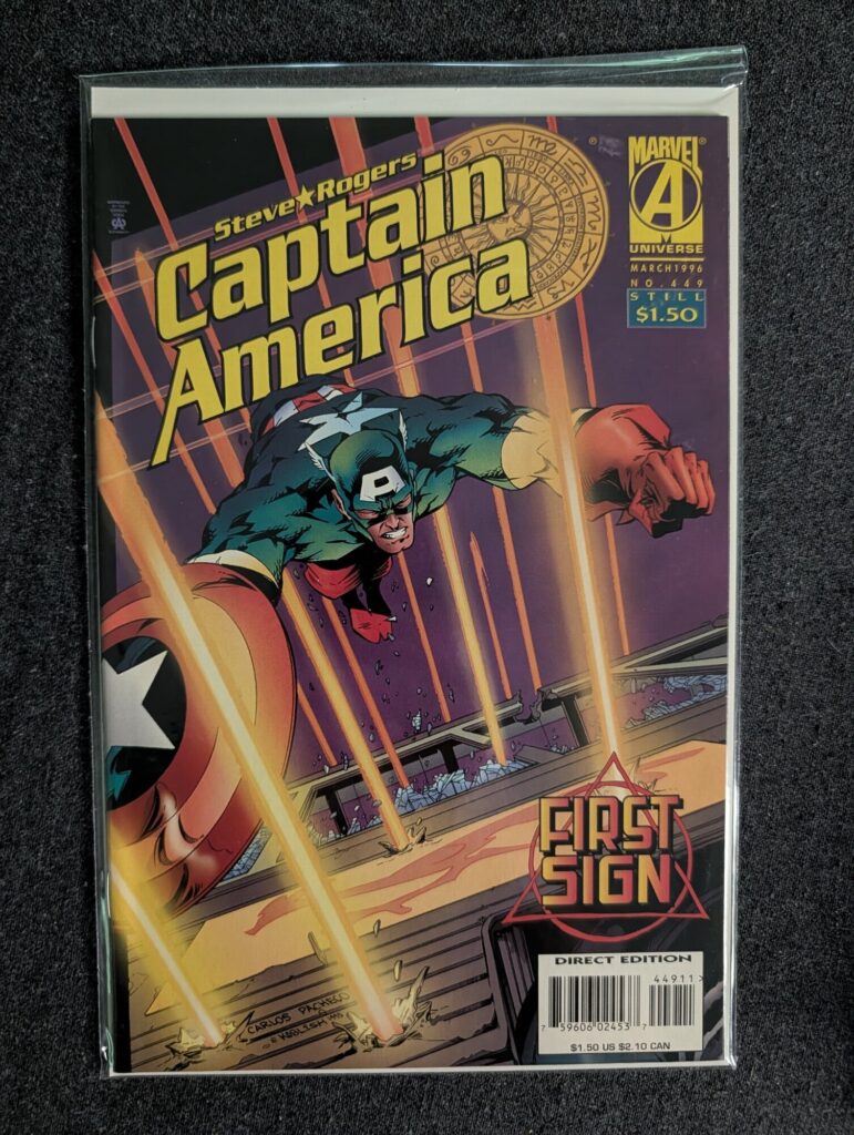 Captain America #449 front cover