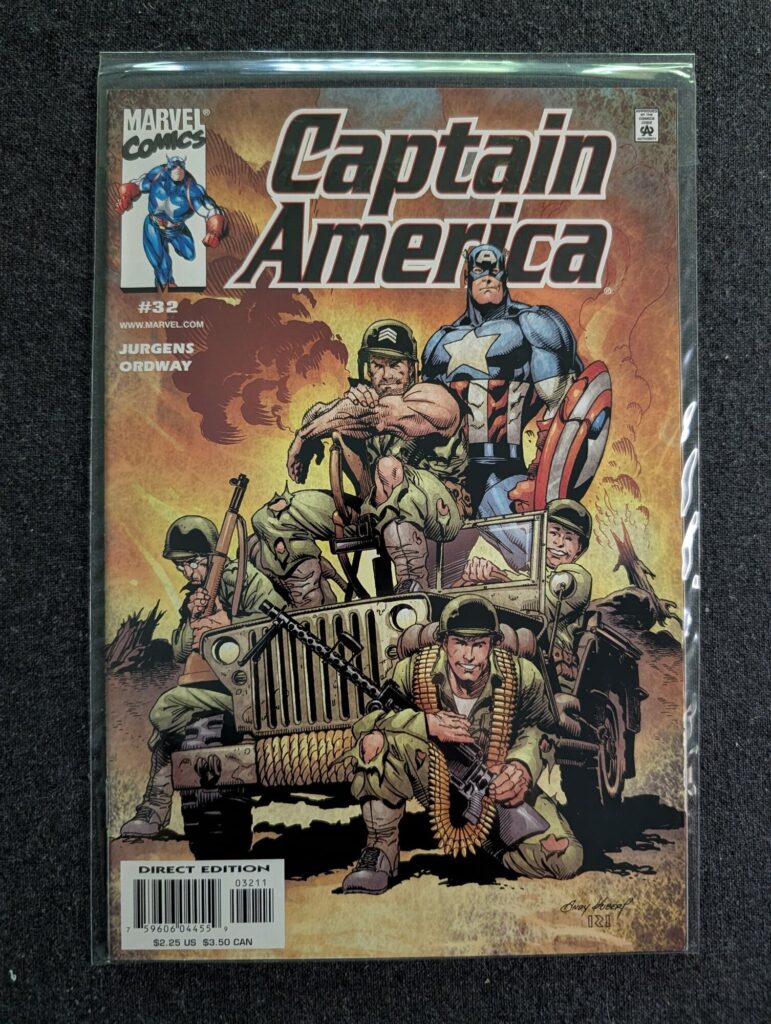 Captain America #32 front cover