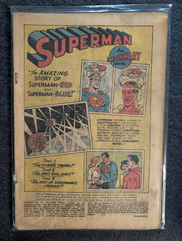 Superman #162 front cover