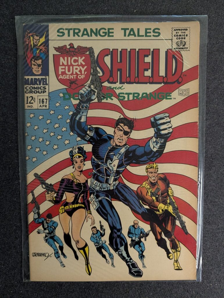 Strange Tales #167 front cover