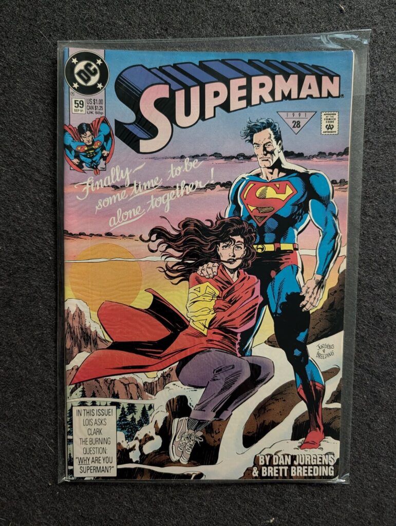 Superman #59 front cover
