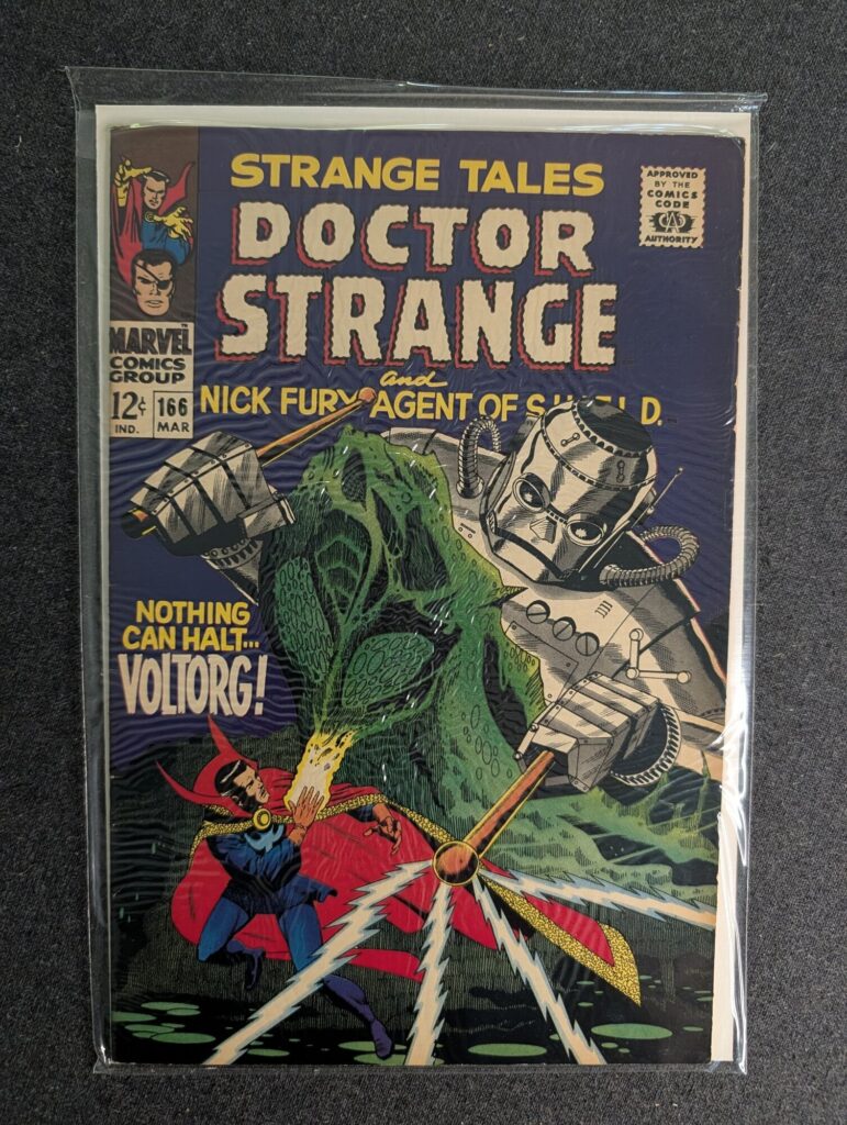 Strange Tales #166 front cover