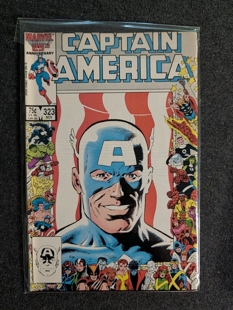 Captain America #323 front cover