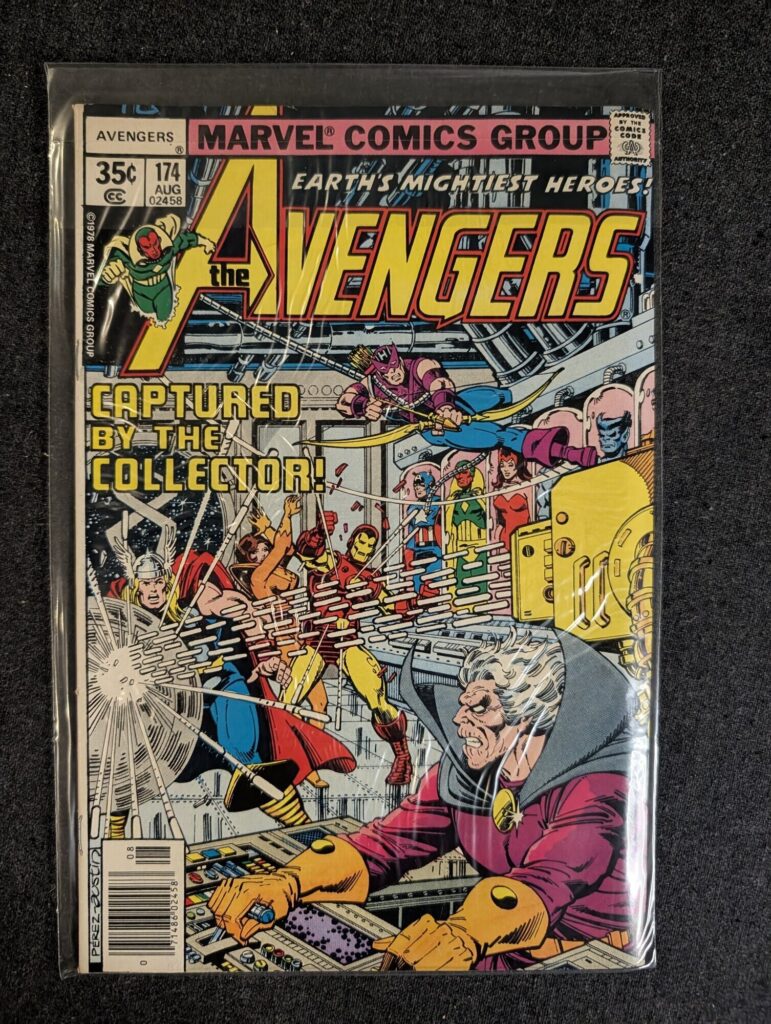 The Avengers #174 front cover