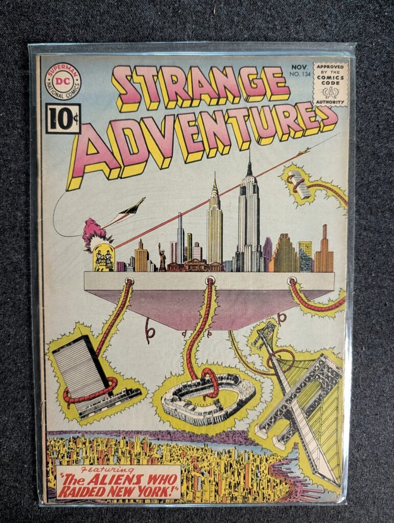 Strange Adventures #134 front cover