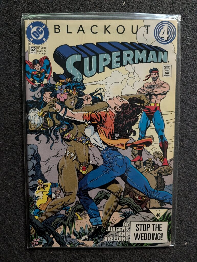 Superman #62 front cover