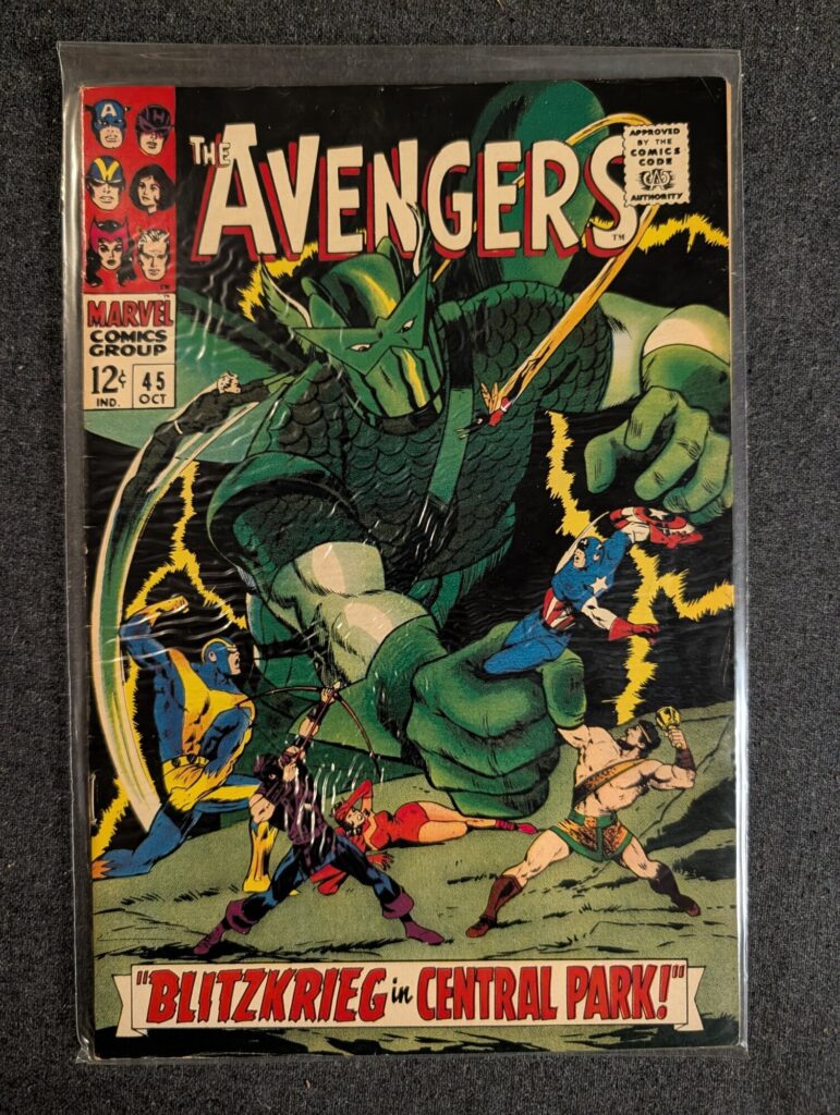 The Avengers #45 front cover