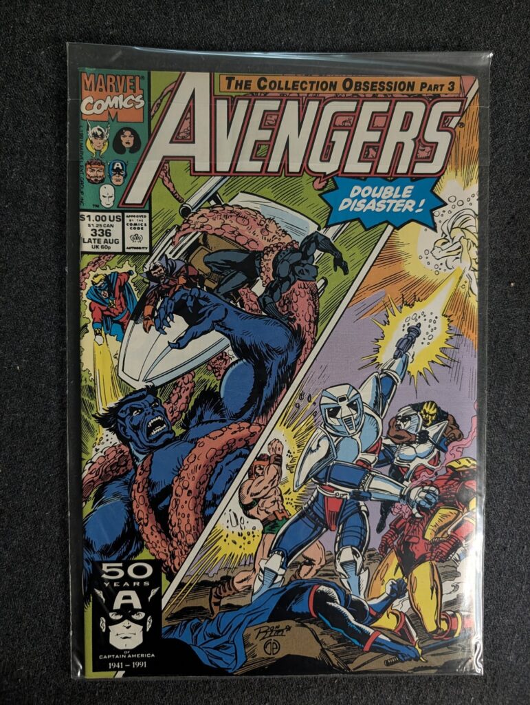 The Avengers #336 front cover