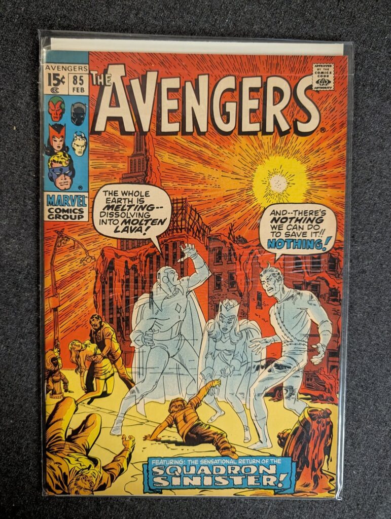 The Avengers #85 front cover