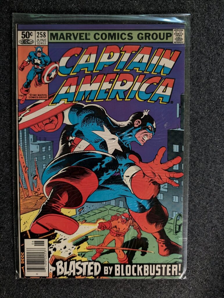 Captain America #258 front cover