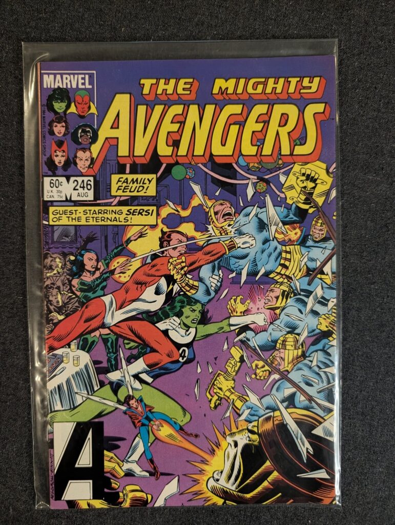 The Mighty Avengers #246 front cover