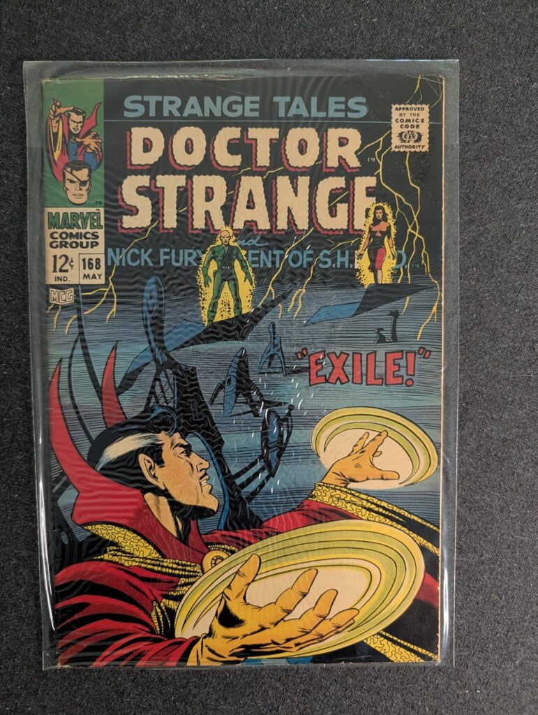 Strange Tales #168 front cover