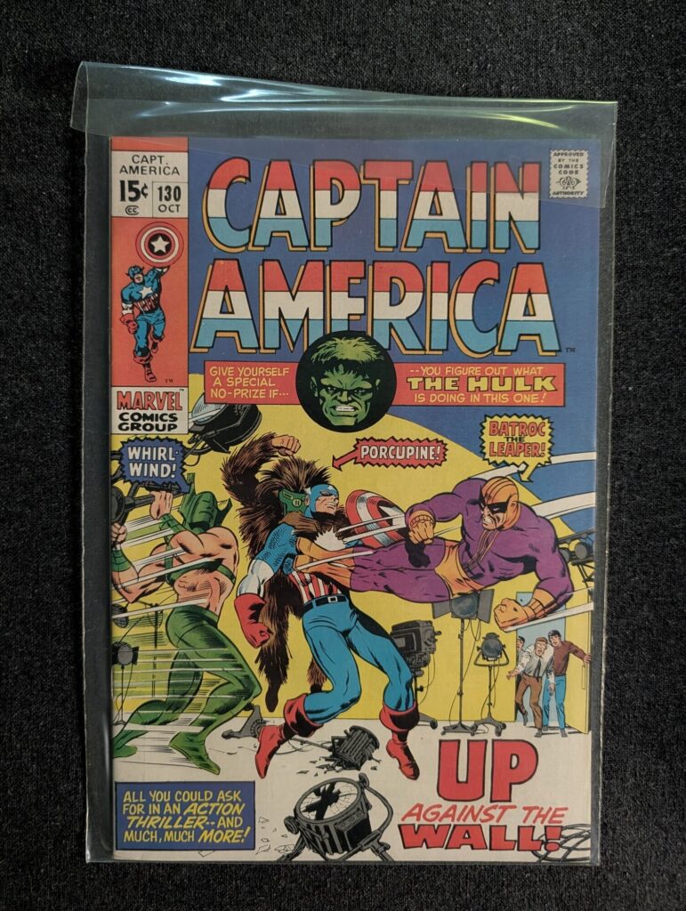 Captain America #130 front cover