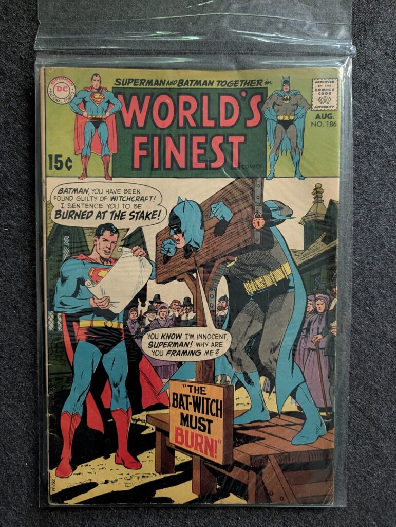 World's Finest Comics #186 front cover