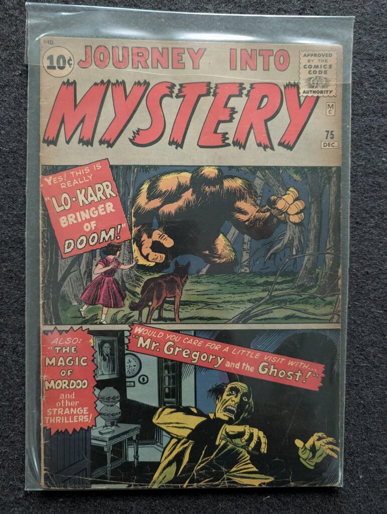 Journey Into Mystery #75 front cover