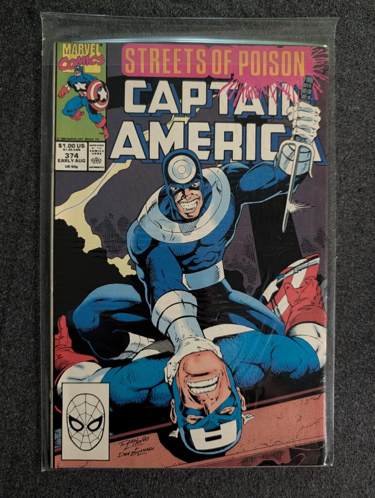 Captain America #374 front cover