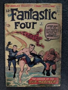 The Fantastic Four #4 front cover