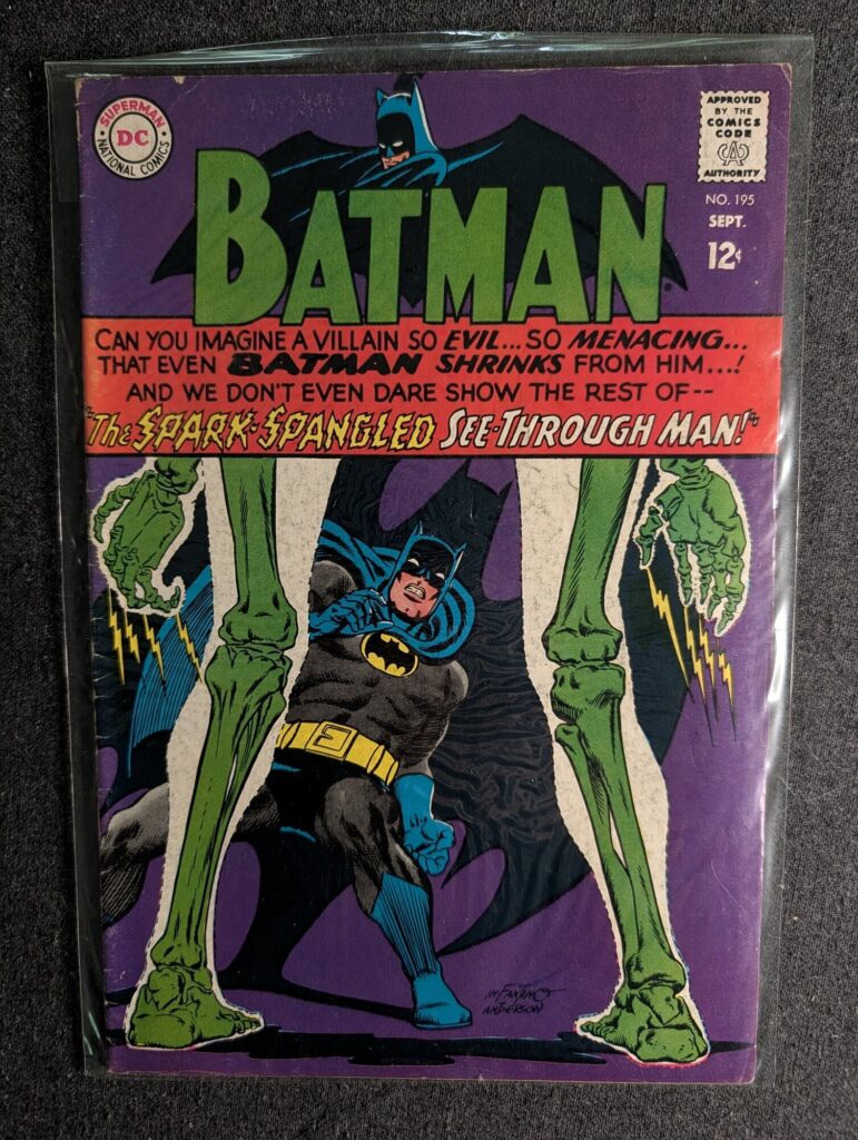 Batman #195 front cover