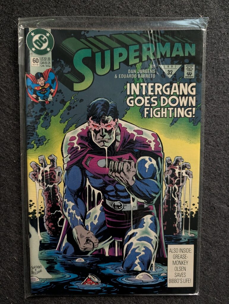 Superman #60 front cover