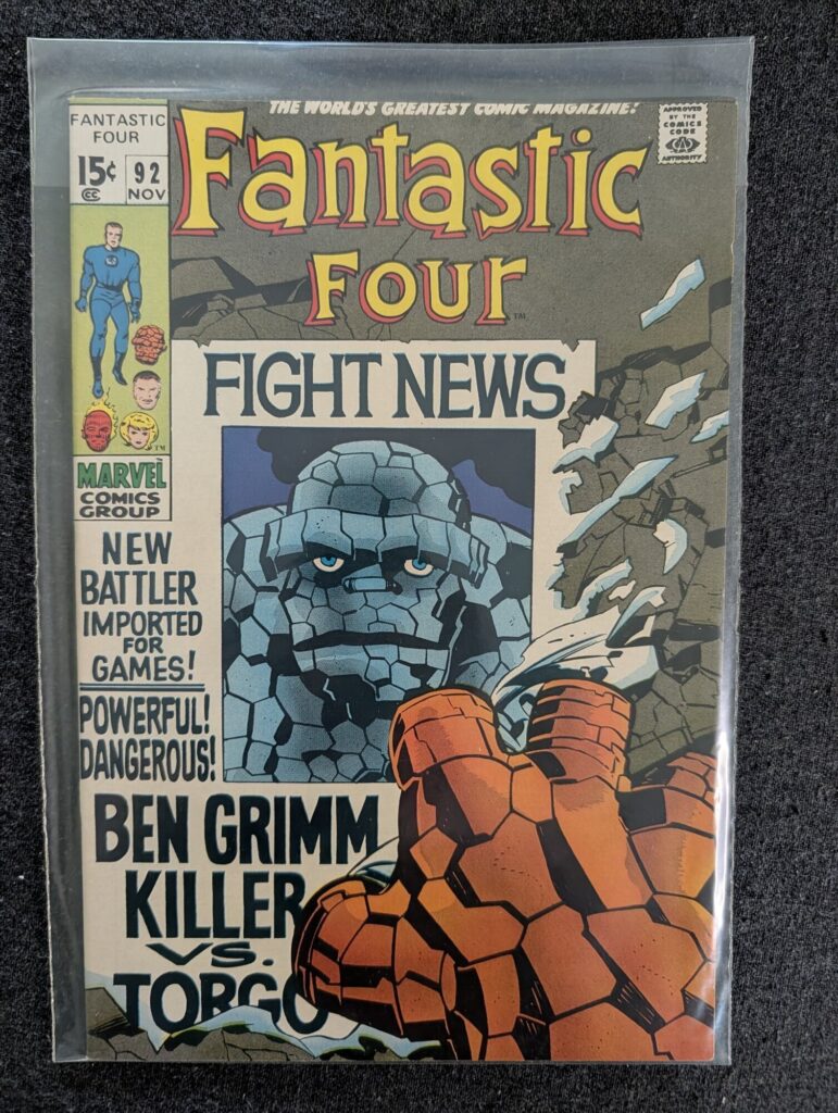 Fantastic Four #92 front cover