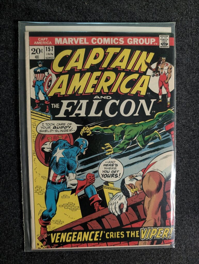 Captain America #157 front cover