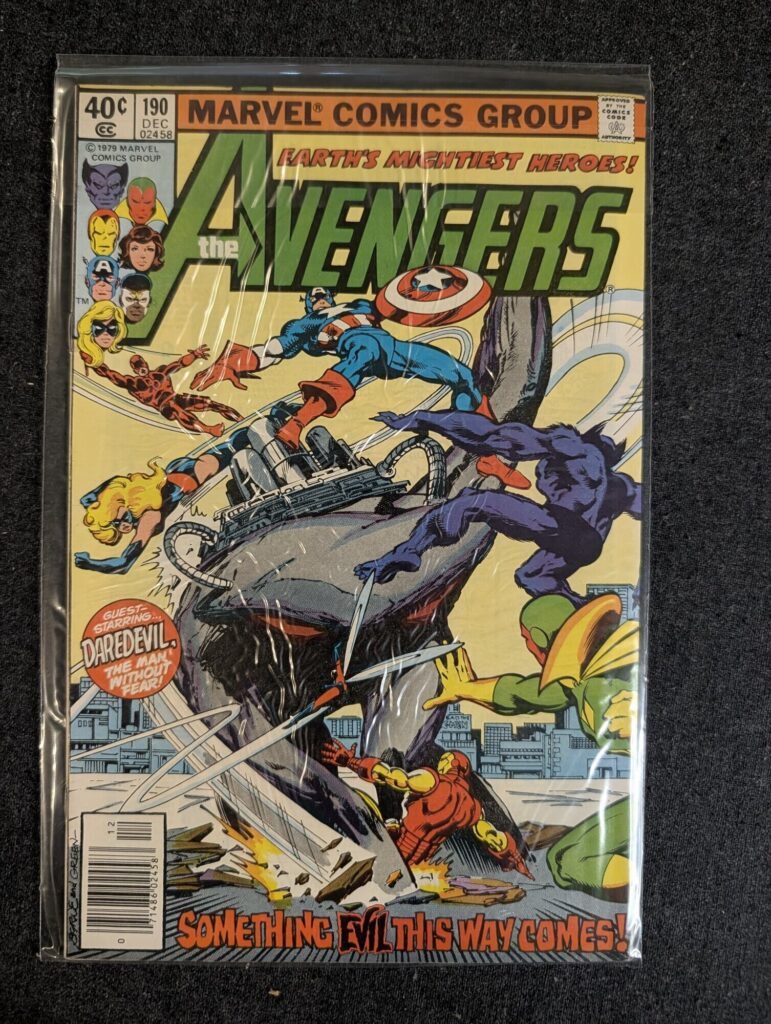 The Avengers #190 front cover