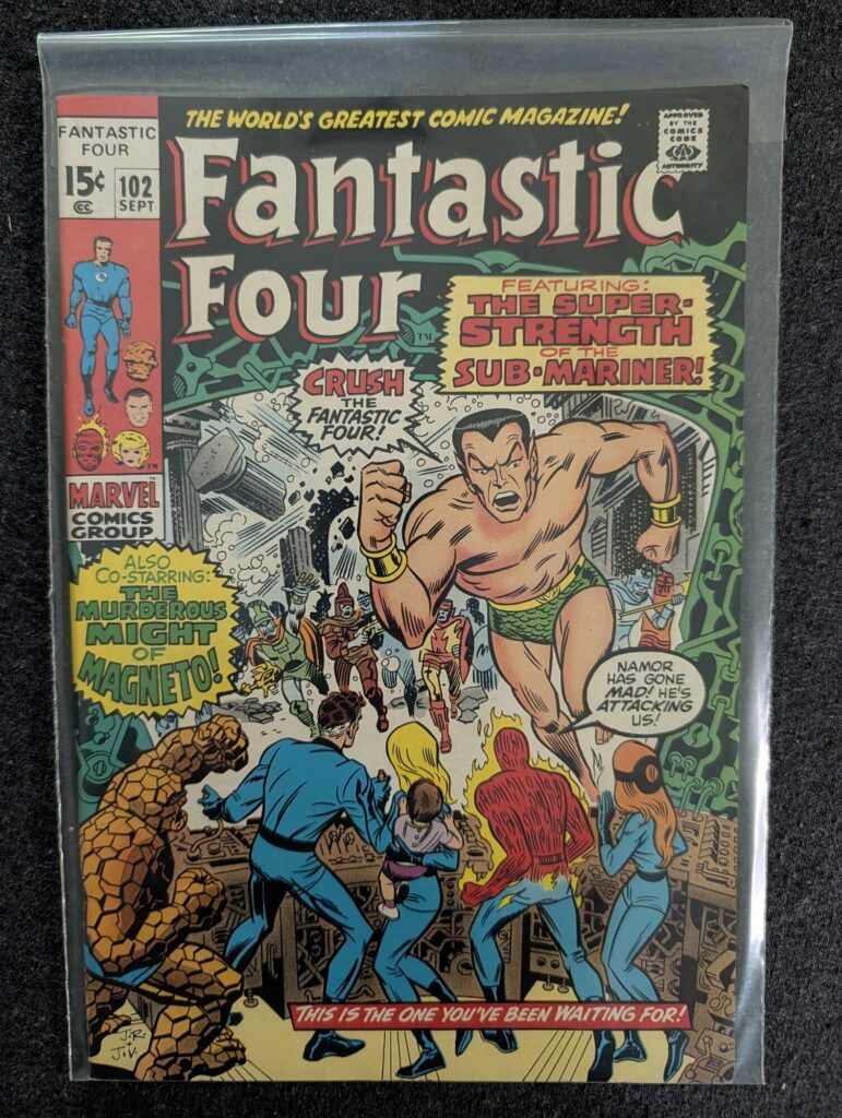 Fantastic Four #102 front cover