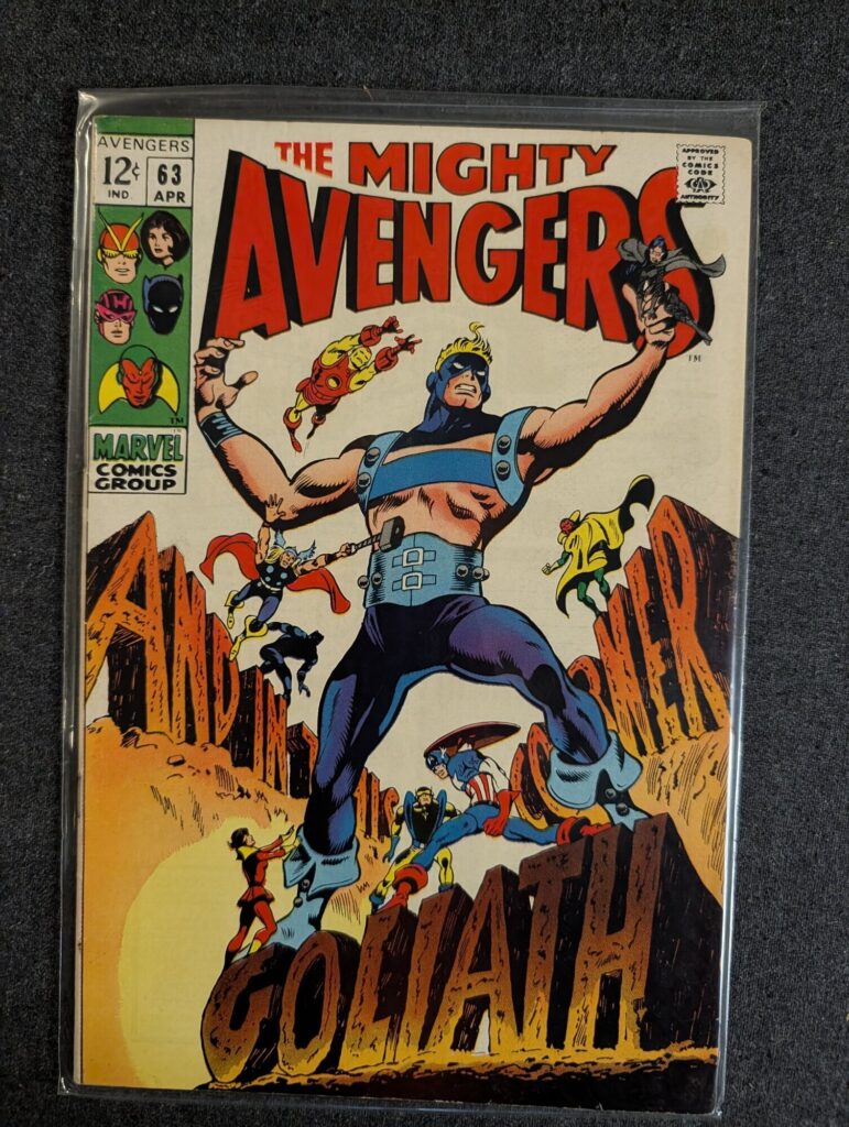 The Avengers #63 front cover