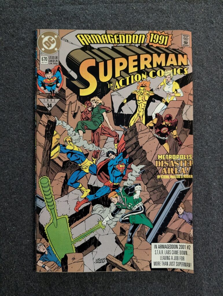 Action Comics #670 front cover