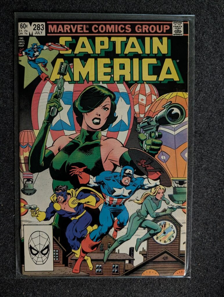 Captain America #283 front cover
