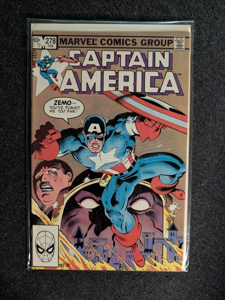 Captain America #278 front cover