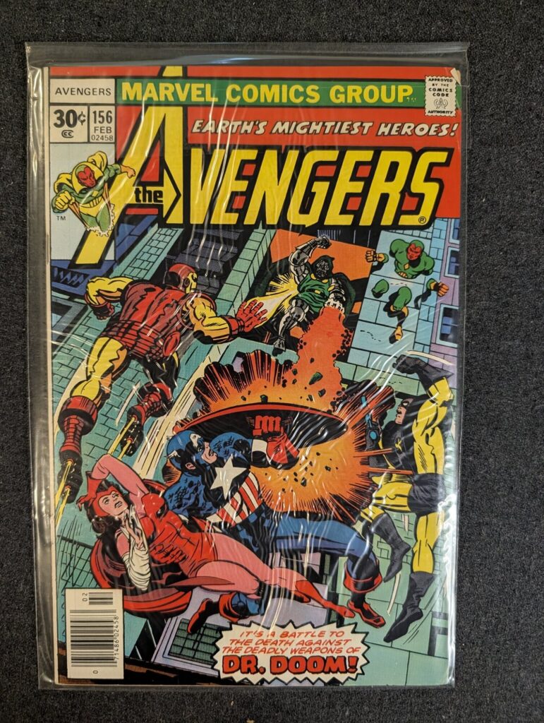 The Avengers #156 front cover