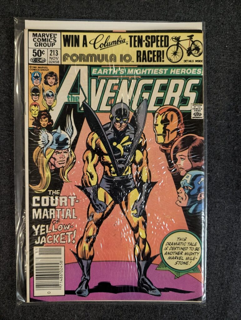 The Avengers #213 front cover
