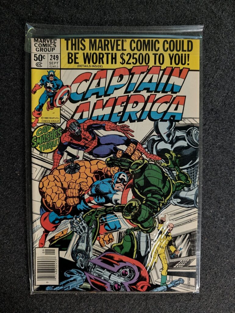 Captain America #249 front cover