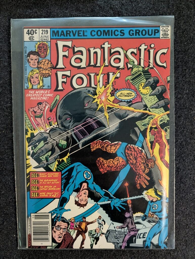 Fantastic Four #219 front cover