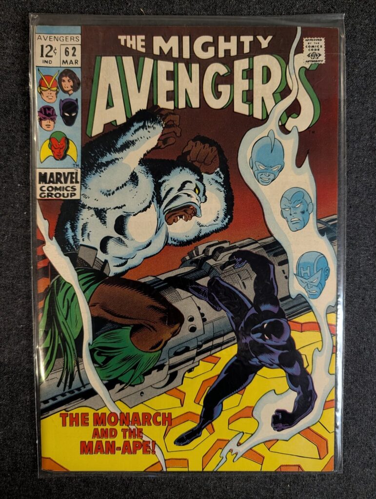 The Avengers #62 front cover