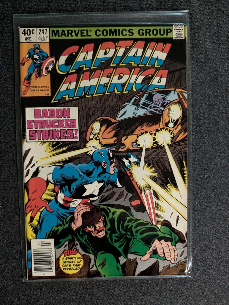 Captain America #247 front cover