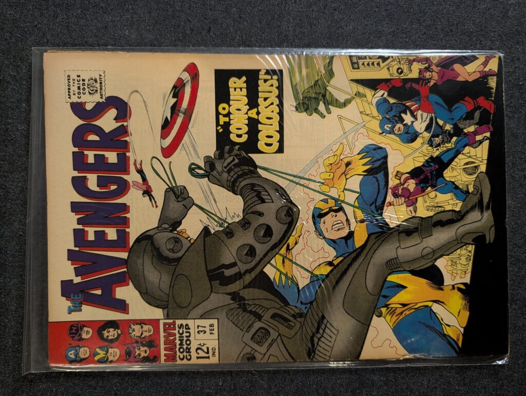 The Avengers #37 front cover