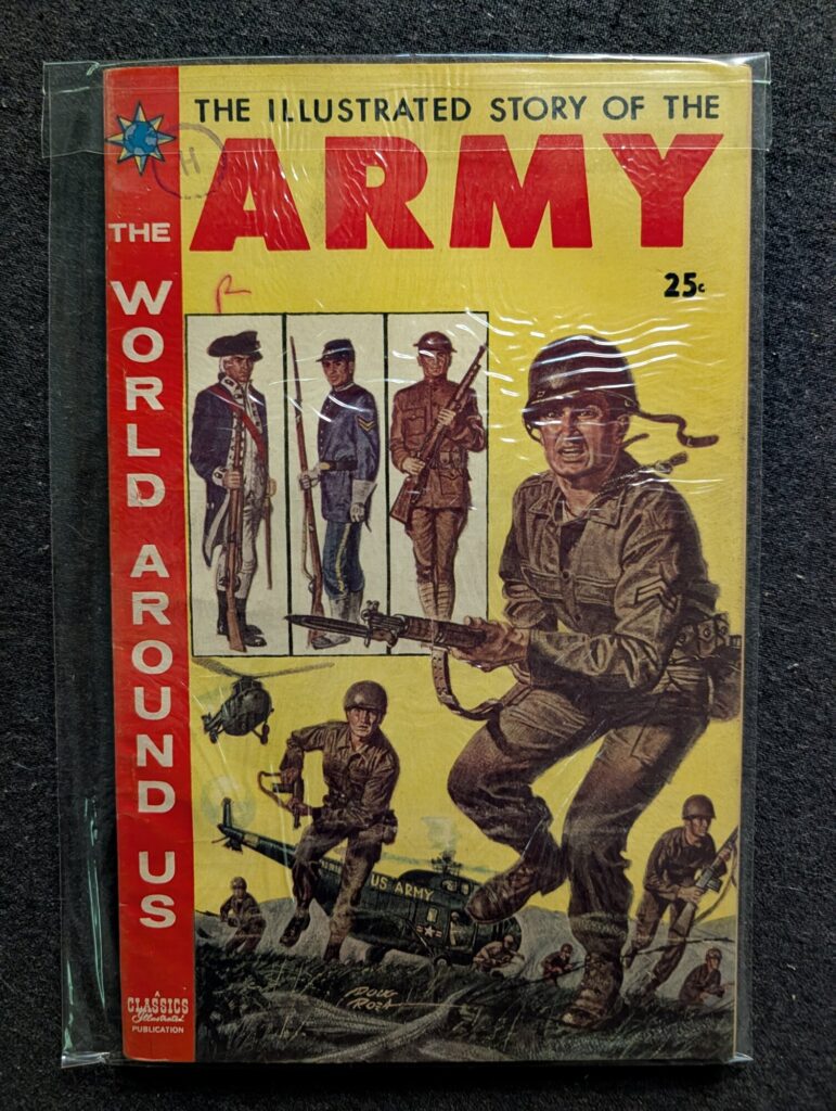 The World Around Us #12: The Illustrated Story of the Army front cover