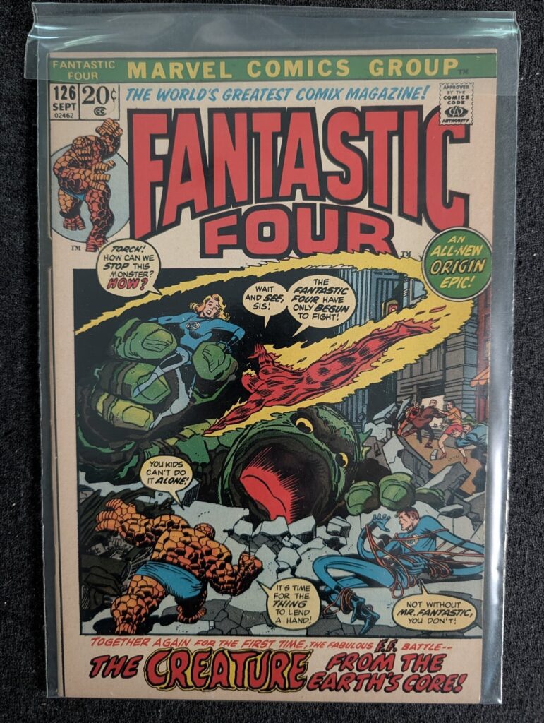 Fantastic Four #126 front cover