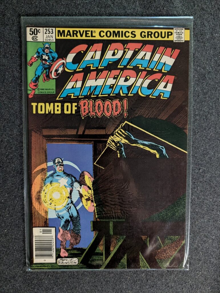 Captain America #253 front cover