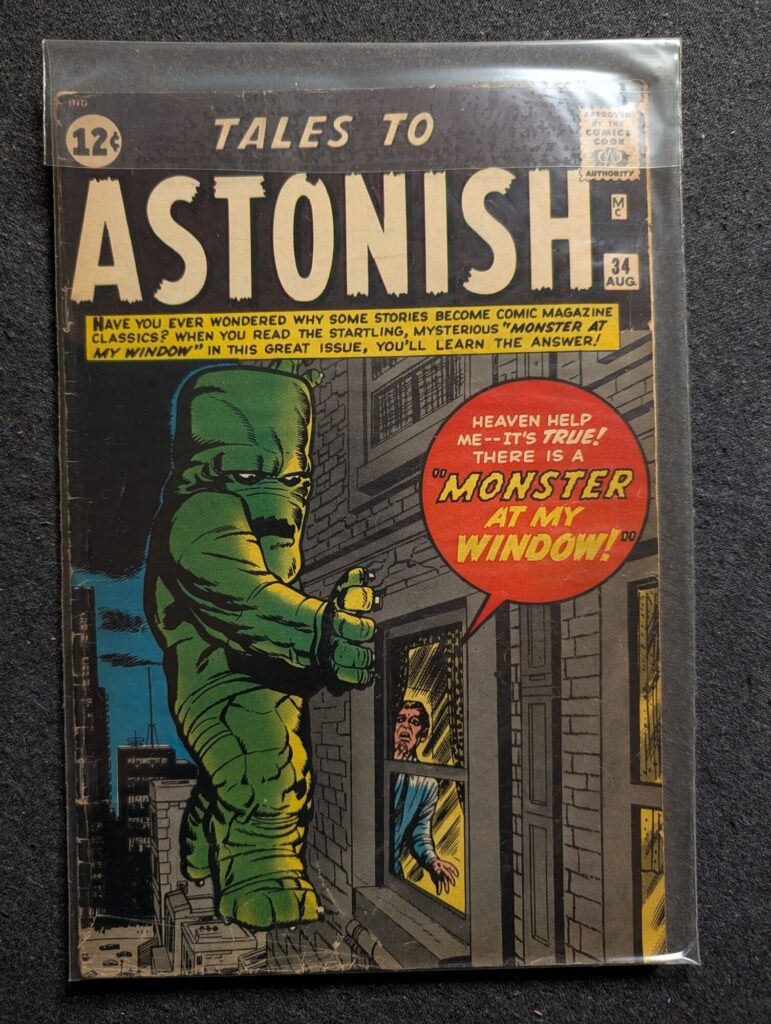 Tales to Astonish #34 front cover
