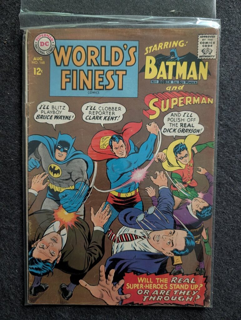 World's Finest Comics #168 front cover