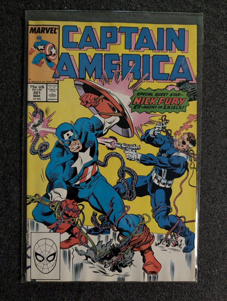 Captain America #351 front cover