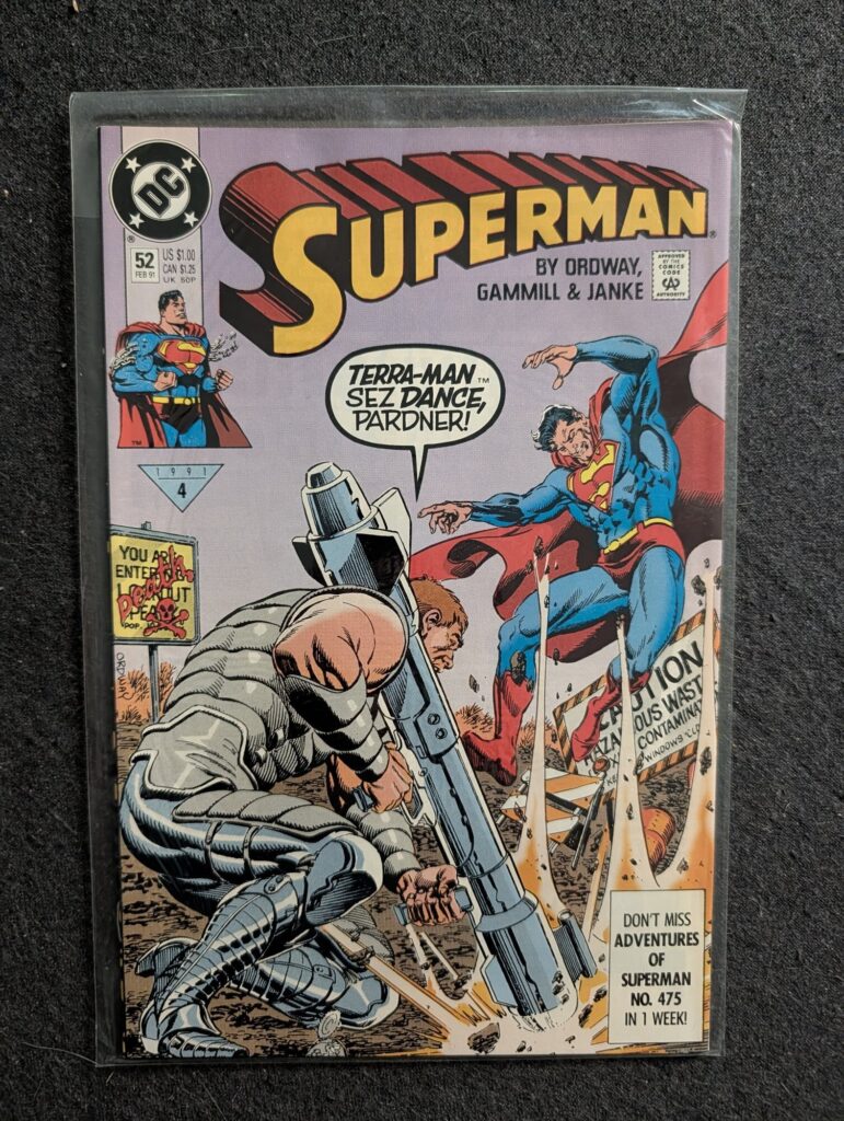 Superman #52 front cover