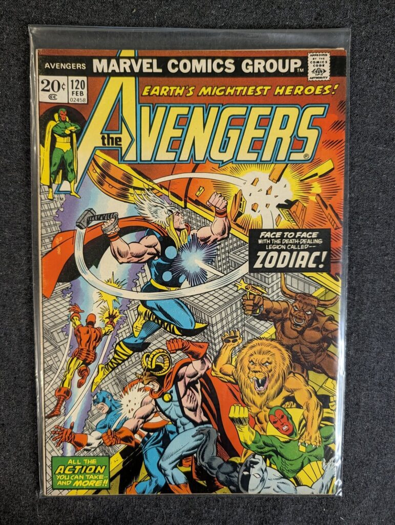 The Avengers #120 front cover