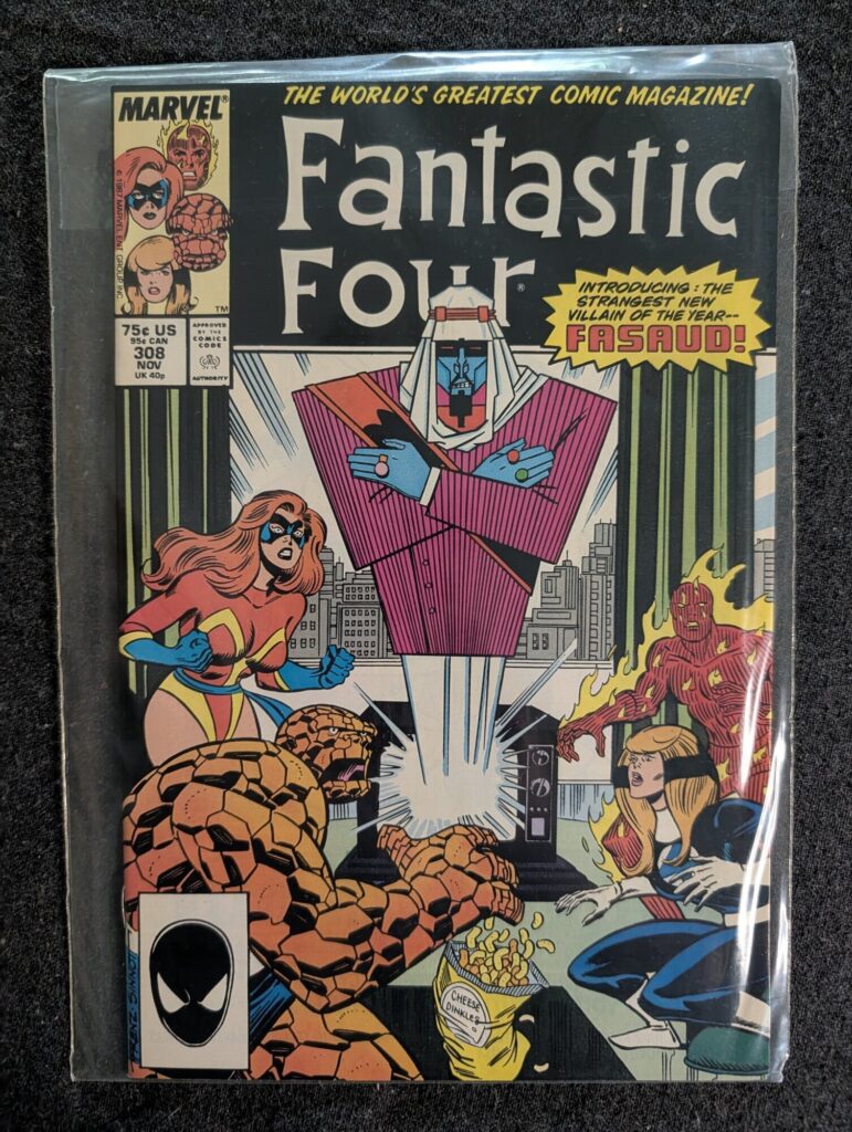 Fantastic Four #308 front cover
