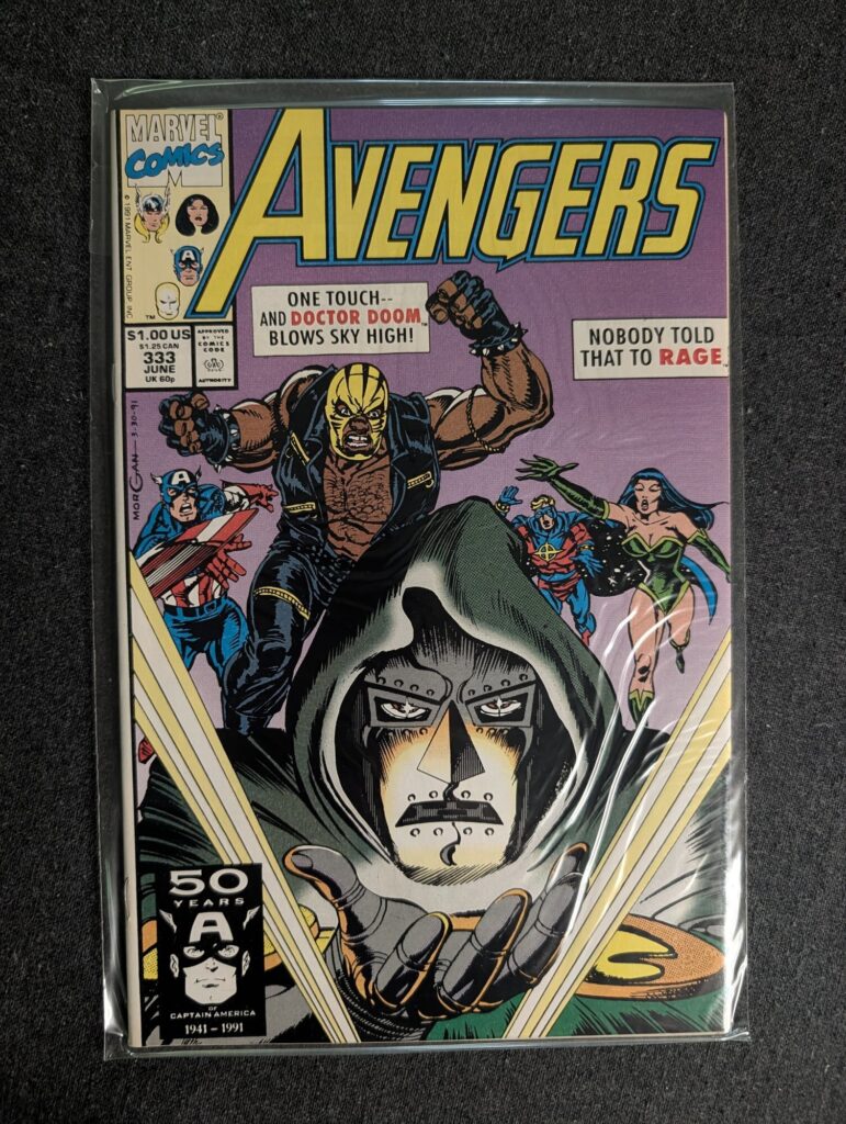 The Avengers #333 front cover