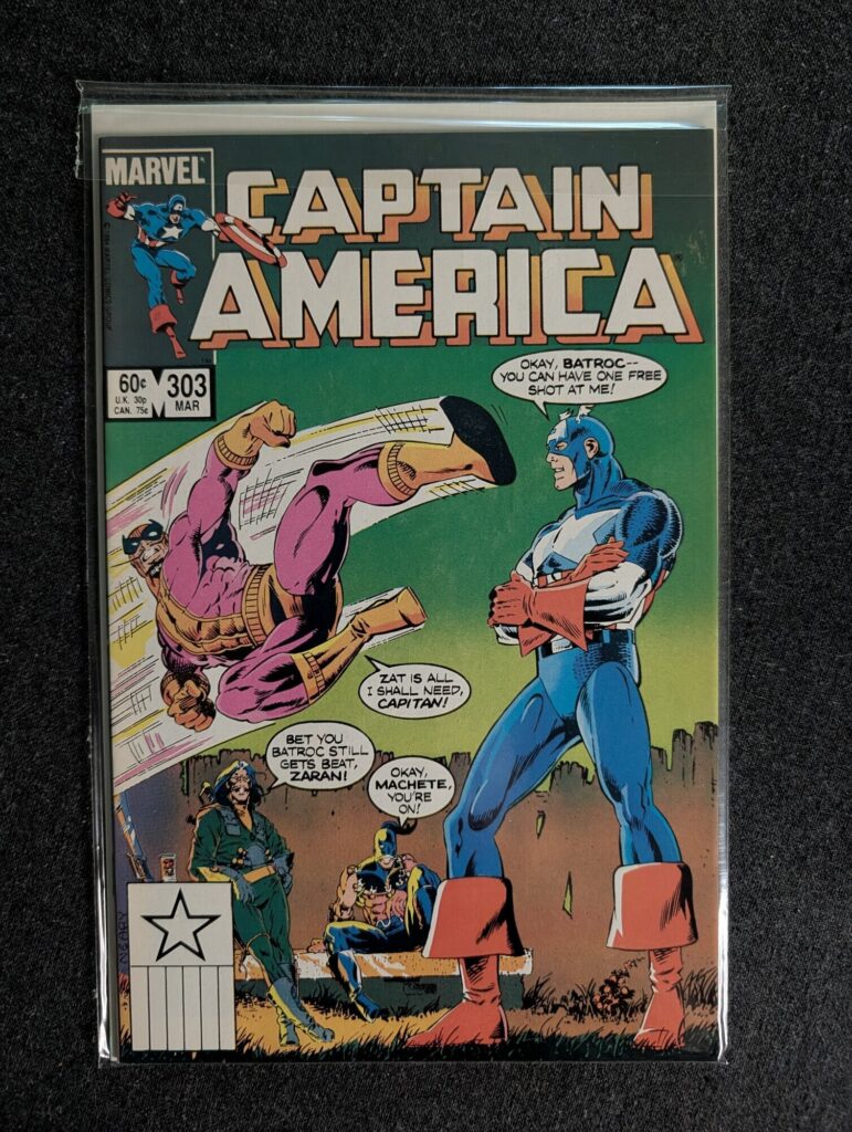 Captain America #303 front cover